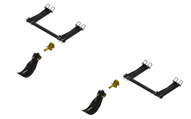 LANSS4412R2 -- Lankota Stalk Stomper® Mounting Kit for CaseIH® 2612/4212/4412 Series 30